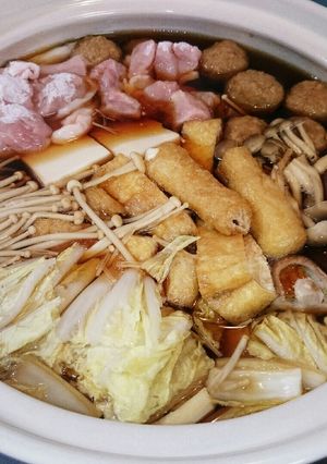 出汁の材料２つ☆美味し～♡鶏鍋(鴨鍋風)-レシピのメイン写真