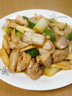 鶏もも肉と白ネギの中華炒め-レシピのメイン写真