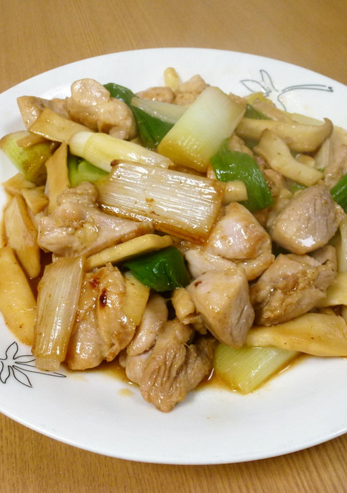 鶏もも肉と白ネギの中華炒め-レシピのメイン写真