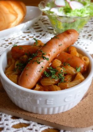 ✜ミートソースパスタのココットカマン✜-レシピのメイン写真