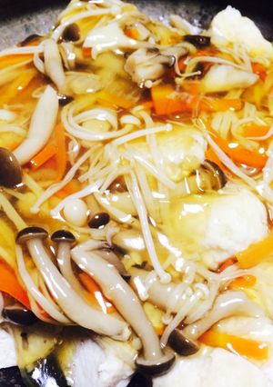 鶏つみれのきのこあんかけ-レシピのメイン写真