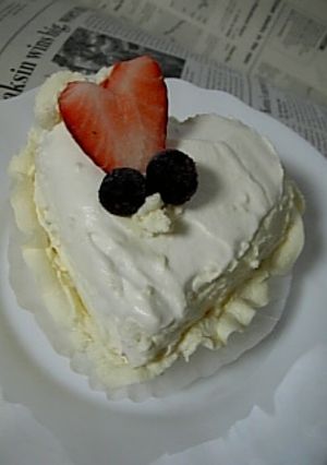 ルクール♪ハートのケーキ♪-レシピのメイン写真