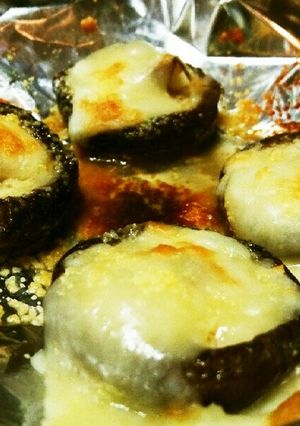 簡単10分♪しいたけのダブルチーズ焼き-レシピのメイン写真