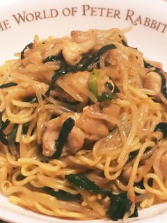 ピリ辛!ニラ焼きそば-レシピのメイン写真