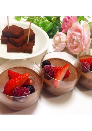 チョコプリン-レシピのメイン写真