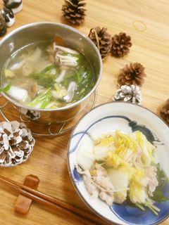 一人御膳□ものぐささん専用■独り鍋-レシピのメイン写真