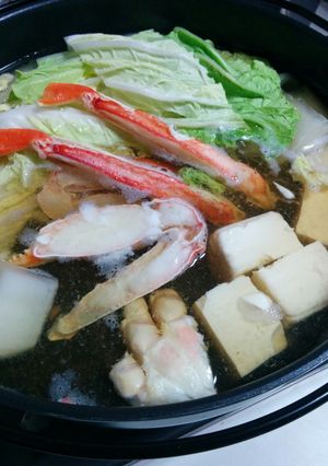 簡単カニ鍋-レシピのメイン写真