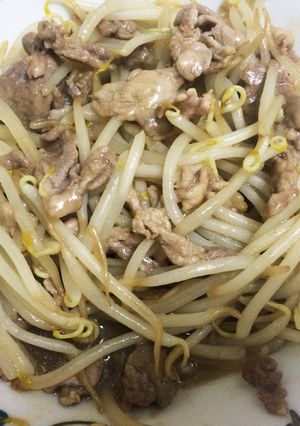 豚肉ともやしのポン酢炒め-レシピのメイン写真