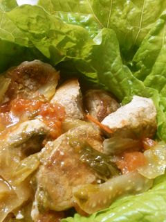 簡単豚肉のソテー トマトとセロリのソース-レシピのメイン写真