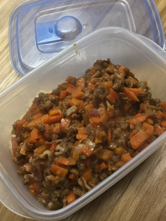 大豆のお肉で・人参そぼろ-レシピのメイン写真