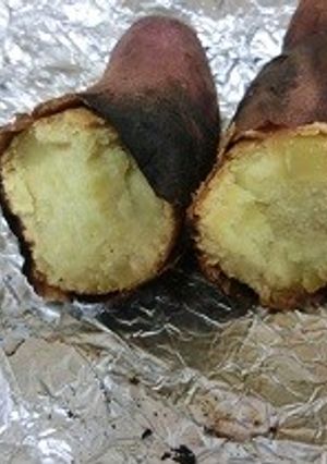 IHクッキングヒーターで焼きいも-レシピのメイン写真