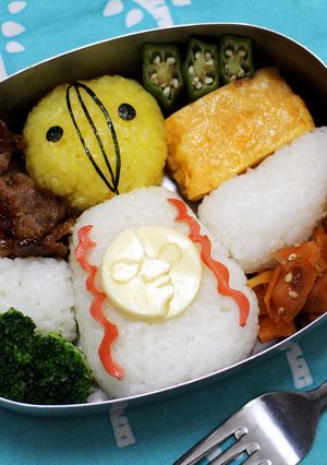 キャラ弁☆万博記念公園 太陽の塔-レシピのメイン写真