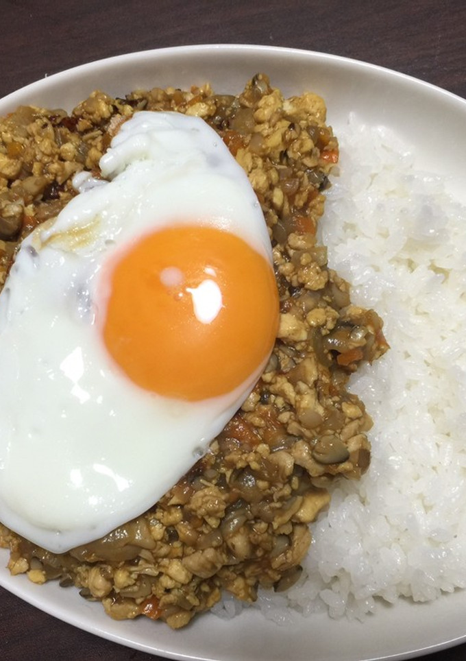 男料理　豆腐とささみのキーマカレー風-レシピのメイン写真