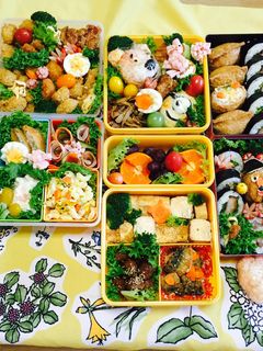 運動会2015^_^巻き寿司弁当-レシピのメイン写真