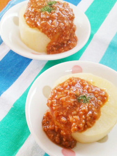 レンジで簡単☆洋風ふろふき大根。-レシピのメイン写真