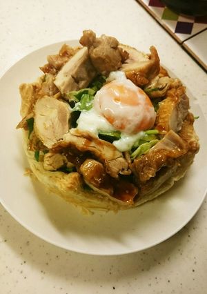 パイシートでメインなトスタダスサラダ-レシピのメイン写真