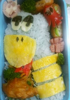 妖怪ウオッチ【ダソックス】キャラ弁-レシピのメイン写真