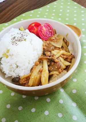 大豆のお肉♪大根ときのこのヘルシーカレー-レシピのメイン写真