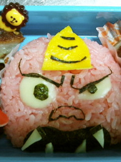 妖怪ウオッチ【赤鬼】キャラ弁-レシピのメイン写真