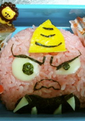 妖怪ウオッチ【赤鬼】キャラ弁-レシピのメイン写真