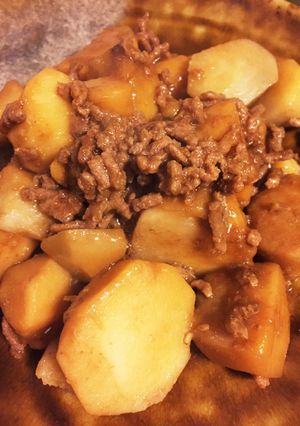 簡単♪♪さといもの挽肉煮☆-レシピのメイン写真
