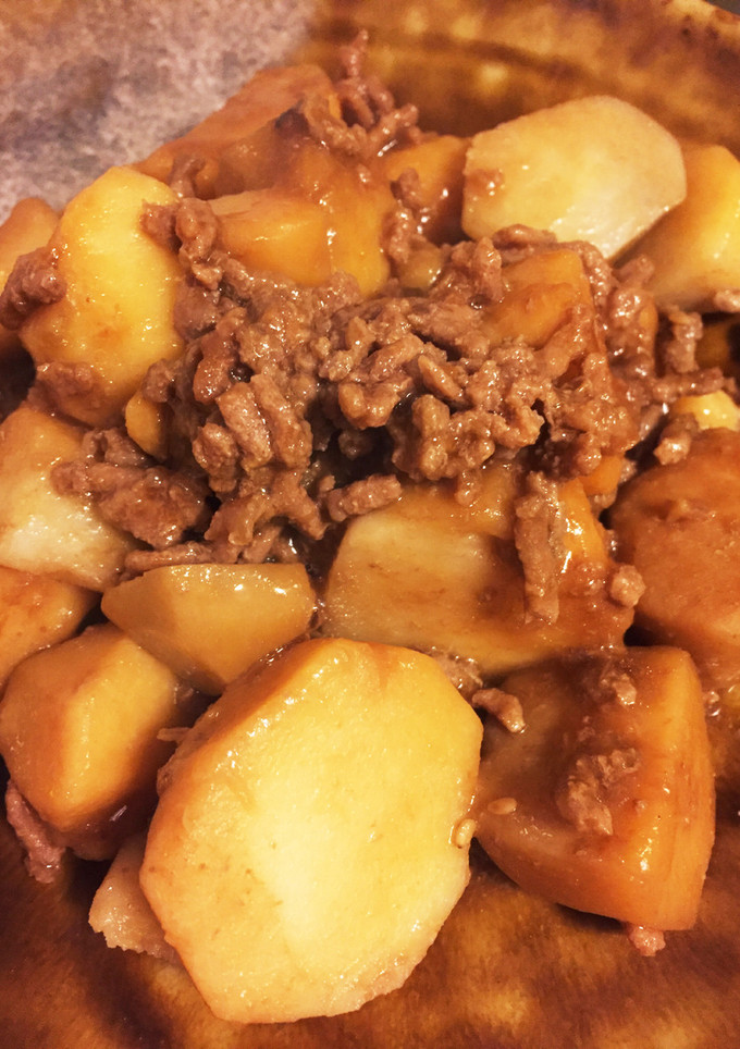 簡単♪♪さといもの挽肉煮☆-レシピのメイン写真