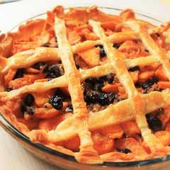 柿大量消費!persimmons pie-レシピのメイン写真