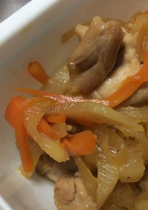ごはんがすすむ鶏肉と大根人参炒め-レシピのメイン写真