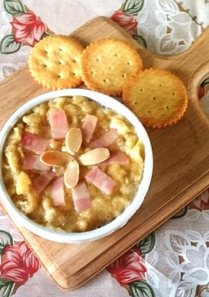 蜂蜜塩バナナとベーコンのココットカマン-レシピのメイン写真