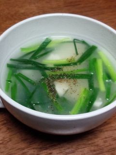 《簡単》☆豆腐とネギのスープ☆-レシピのメイン写真