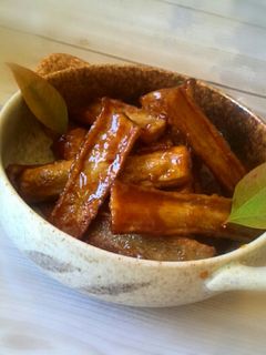 冷めても美味しい!ごぼうの甘辛揚げ-レシピのメイン写真
