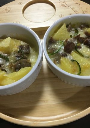 砂肝とポテトのココットカマン-レシピのメイン写真