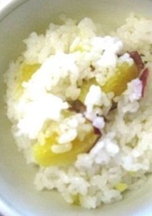 サツマイモご飯★新米を使ってみました♪-レシピのメイン写真