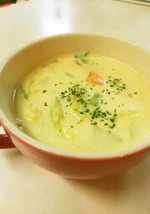 優しいとろみの豆乳野菜スープ♪-レシピのメイン写真