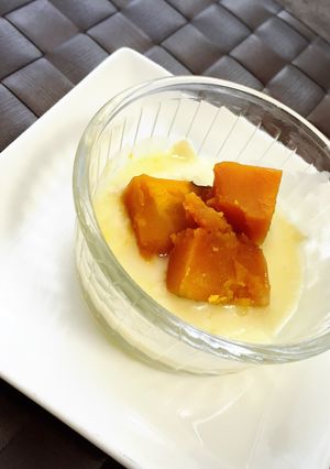かぼちゃの煮物でココットカマン-レシピのメイン写真