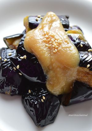 お弁当サイズ 茄子の田楽-レシピのメイン写真