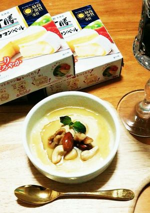 ナッツの蜂蜜漬けココットカマン-レシピのメイン写真