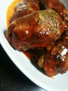 煮込みピーマンの肉詰め-レシピのメイン写真
