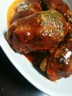 煮込みピーマンの肉詰め-レシピのメイン写真