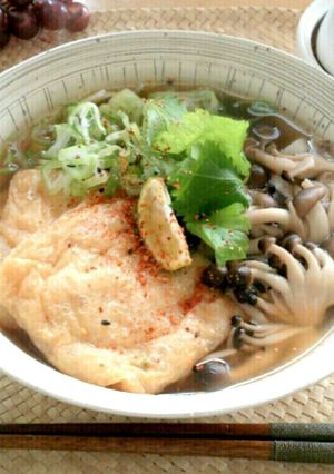きつねきしめん-レシピのメイン写真