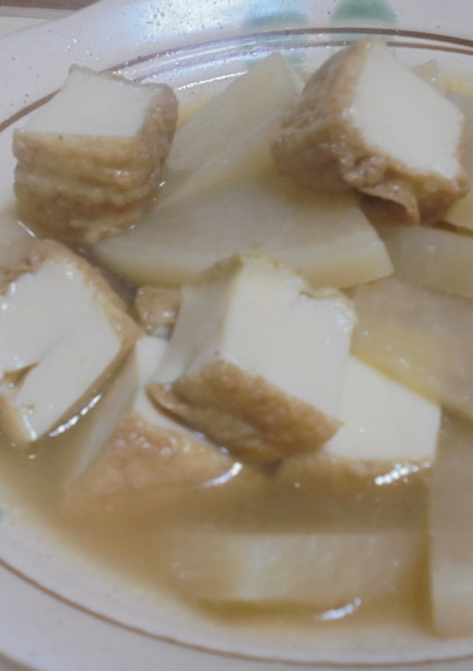 かぶと厚揚げの煮物-レシピのメイン写真