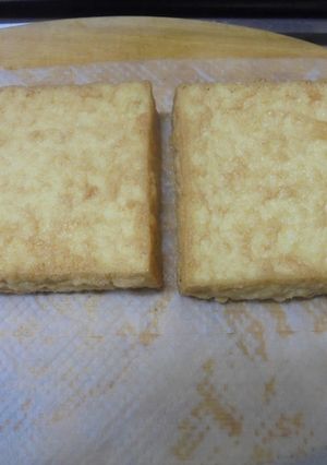 ※レンジを使った※　簡単な厚揚げの油抜き-レシピのメイン写真