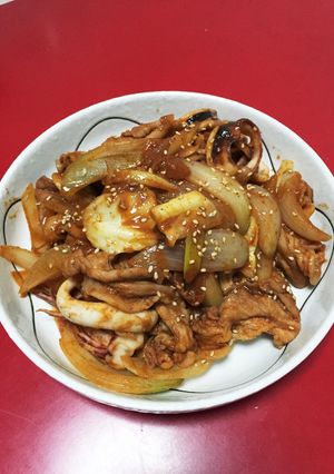 イカと豚肉のプルコギ 오삼불고기-レシピのメイン写真