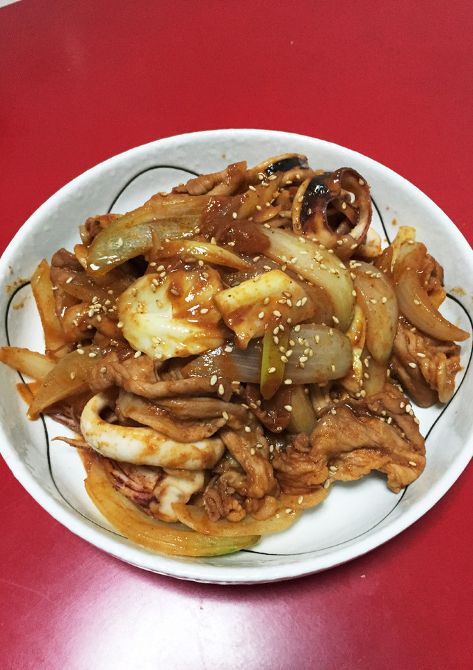 イカと豚肉のプルコギ 오삼불고기-レシピのメイン写真