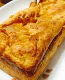 熟した柿と豆腐のもっちりケーキ