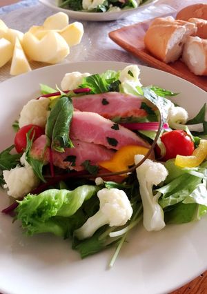 【簡単】自家製ドレッシング綾野菜サラダ-レシピのメイン写真