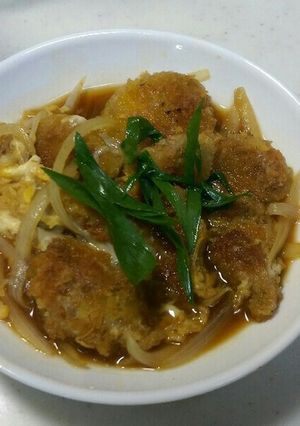 大豆のお肉でガッツリかつとじ-レシピのメイン写真