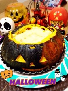 かぼちゃ丸ごとクリーミーグラタン-レシピのメイン写真