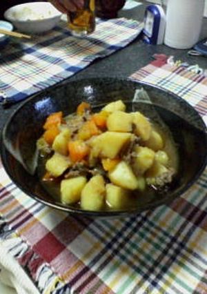 ＊圧力鍋で肉じゃが（試作品１号）＊-レシピのメイン写真