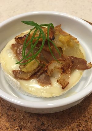 ハヤトウリと焼豚と味噌のココットカマン-レシピのメイン写真